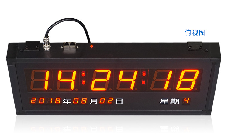 校時(shí)LED電子鐘實(shí)拍