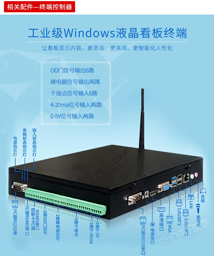 液晶電子看板系統(tǒng)控制器