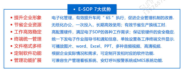 E-SOP電子作業(yè)指導(dǎo)書(shū)產(chǎn)品優(yōu)勢(shì) E-SOP電子作業(yè)指導(dǎo)書(shū)產(chǎn)品優(yōu)勢(shì)