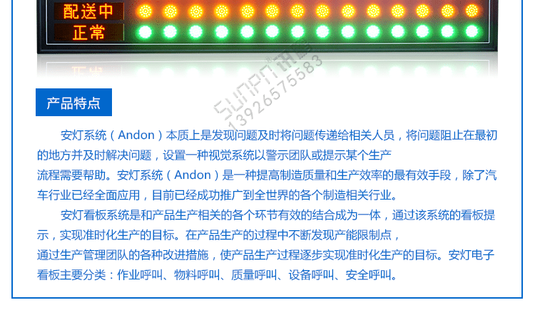 無(wú)線安燈呼叫系統(tǒng)案例介紹 無(wú)線安燈呼叫系統(tǒng)案例介紹