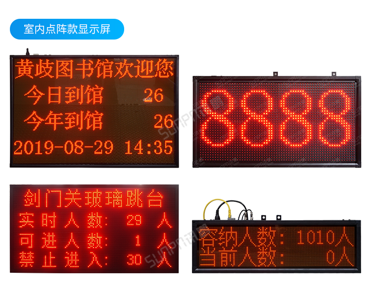 人流量顯示屏案例參考 人流量顯示屏案例參考