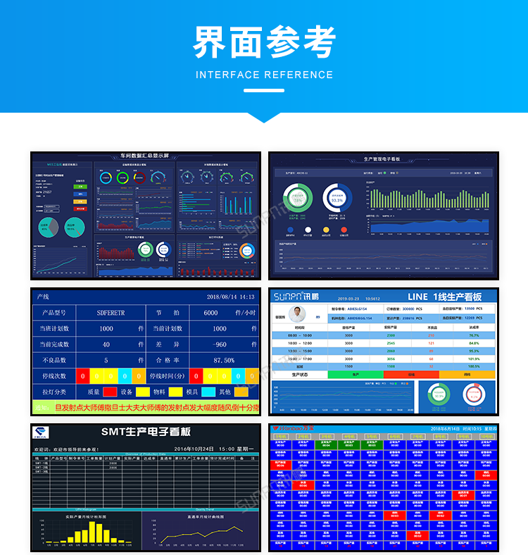 生產(chǎn)進(jìn)度管理系統(tǒng)界面參考