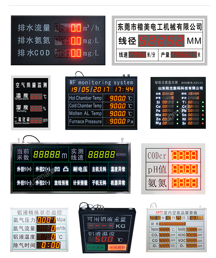 工業(yè)數(shù)據(jù)LED顯示屏-案例參考 工業(yè)數(shù)據(jù)LED顯示屏-案例參考