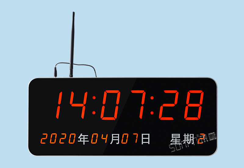 時間同步顯示LED電子鐘_時鐘系統解決方案新版_訊鵬科技