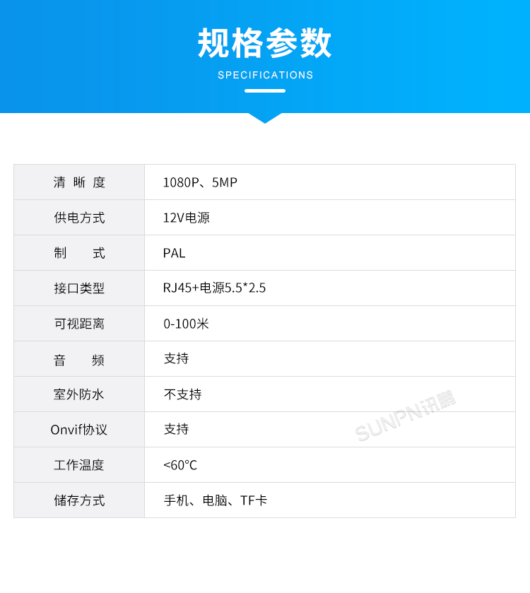 AI視覺識(shí)別攝像頭-規(guī)格參數(shù)