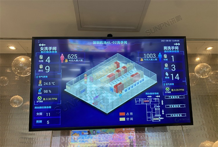 深圳機場智慧公廁系統(tǒng)