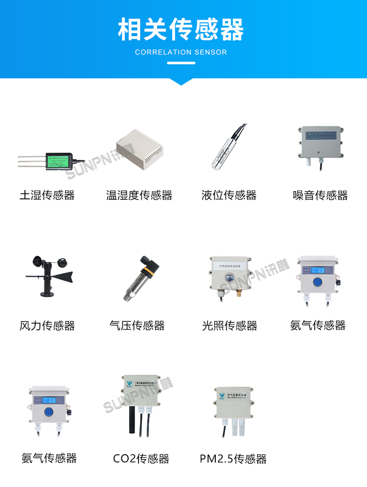 訊鵬環(huán)境監(jiān)控管理系統(tǒng)-相關(guān)傳感器