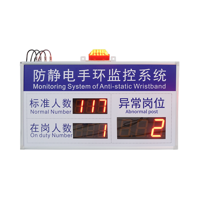 防靜電手環(huán)監(jiān)控系統(tǒng)_防靜電監(jiān)控儀手環(huán)佩戴監(jiān)測(cè)報(bào)警看板管理系統(tǒng)