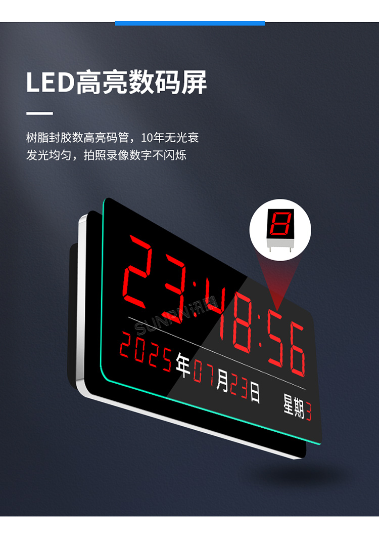 NTP校時同步時鐘-LED高亮數(shù)碼屏 NTP校時同步時鐘-LED高亮數(shù)碼屏
