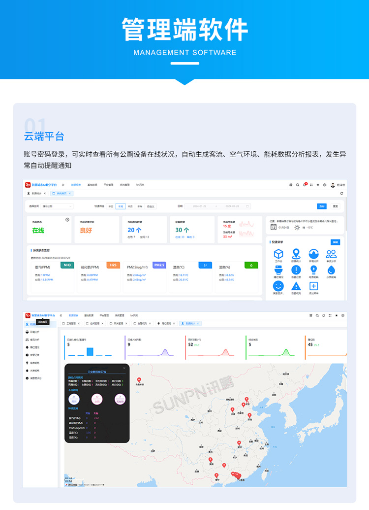 智慧公廁系統(tǒng)-管理端軟件 智慧公廁系統(tǒng)-管理端軟件