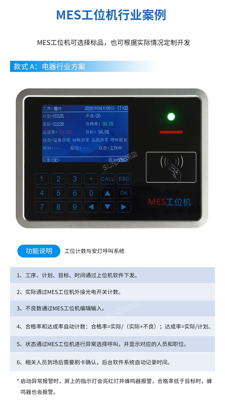 MES系統(tǒng)工位機-行業(yè)案例