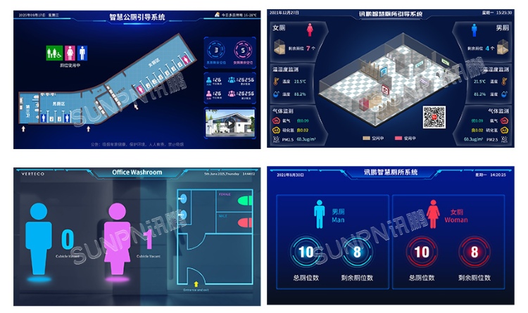 智慧公廁系統(tǒng)軟件界面參考