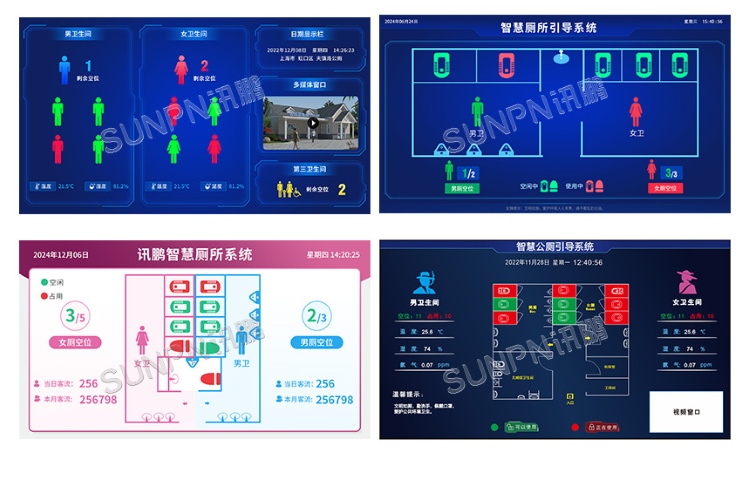 智慧公廁系統(tǒng)軟件界面參考