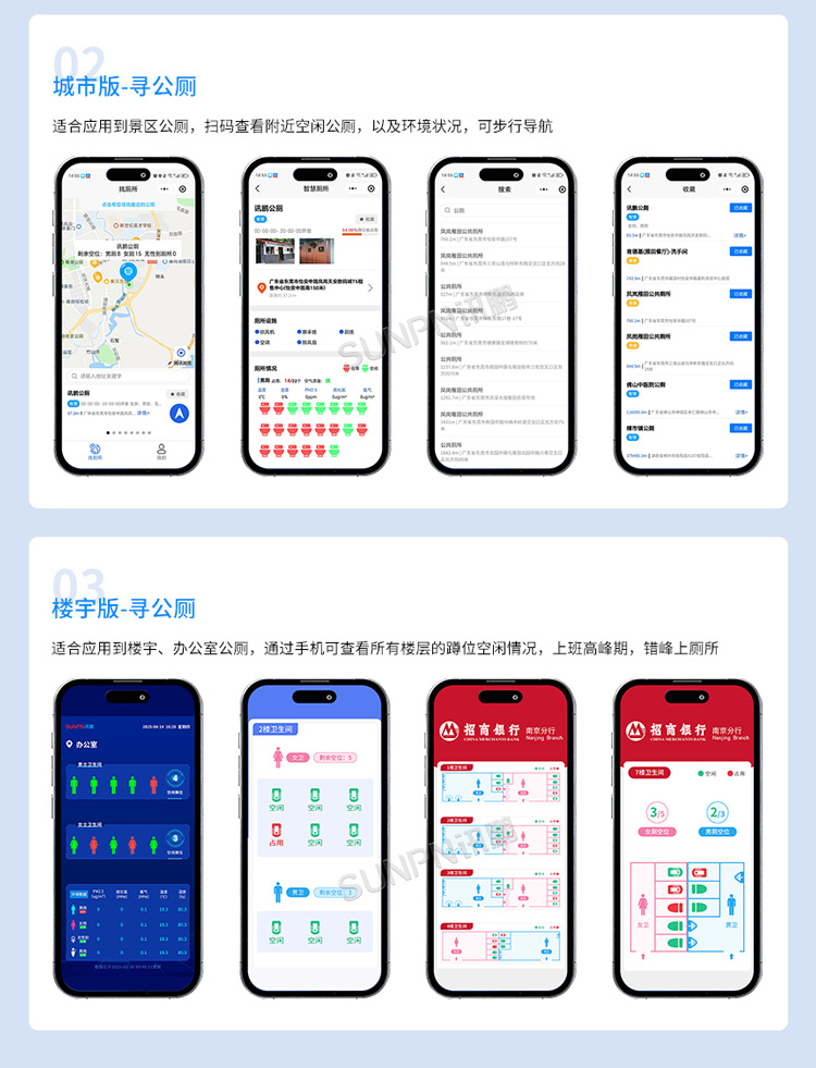 智慧公廁系統(tǒng)-手機端小程序